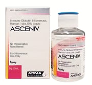 ASCENIV Vial Hanger Label with box